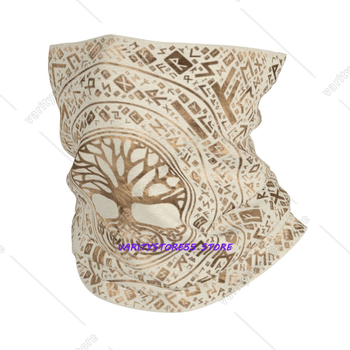 Neck Gaiter Face Cover - Wielofunkcyjna Chusta Viking Yggdrasil Drzewo Życia
