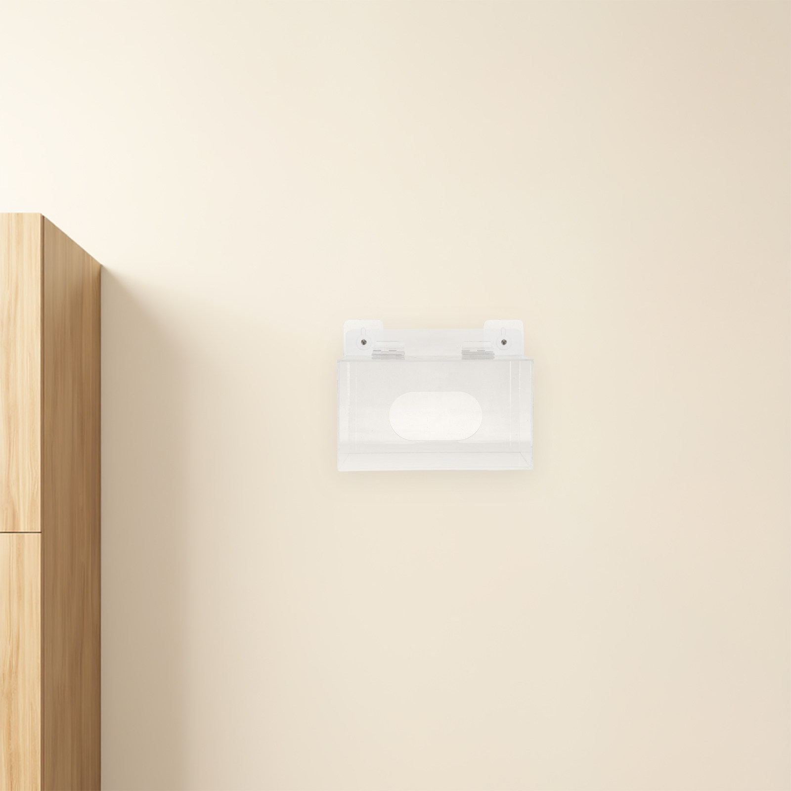 Face Mask Storage Box - Akrylowy uchwyt na maski na twarz,