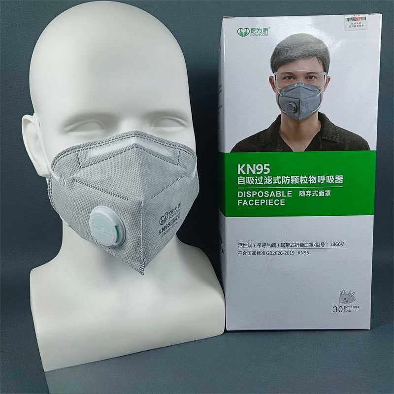 Maska przeciwpyłowa KN95 z węg – Kn95 Respirator Mask recenzja i cena