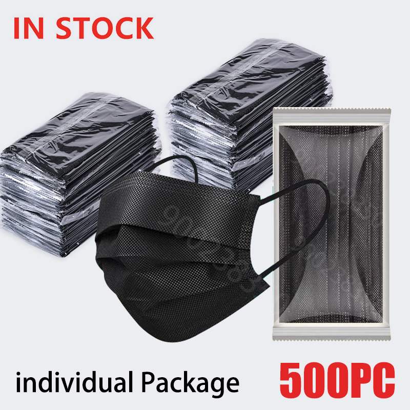 50-500 szt. Czarna jednorazowa – Disposable Surgical Mask recenzja i cena