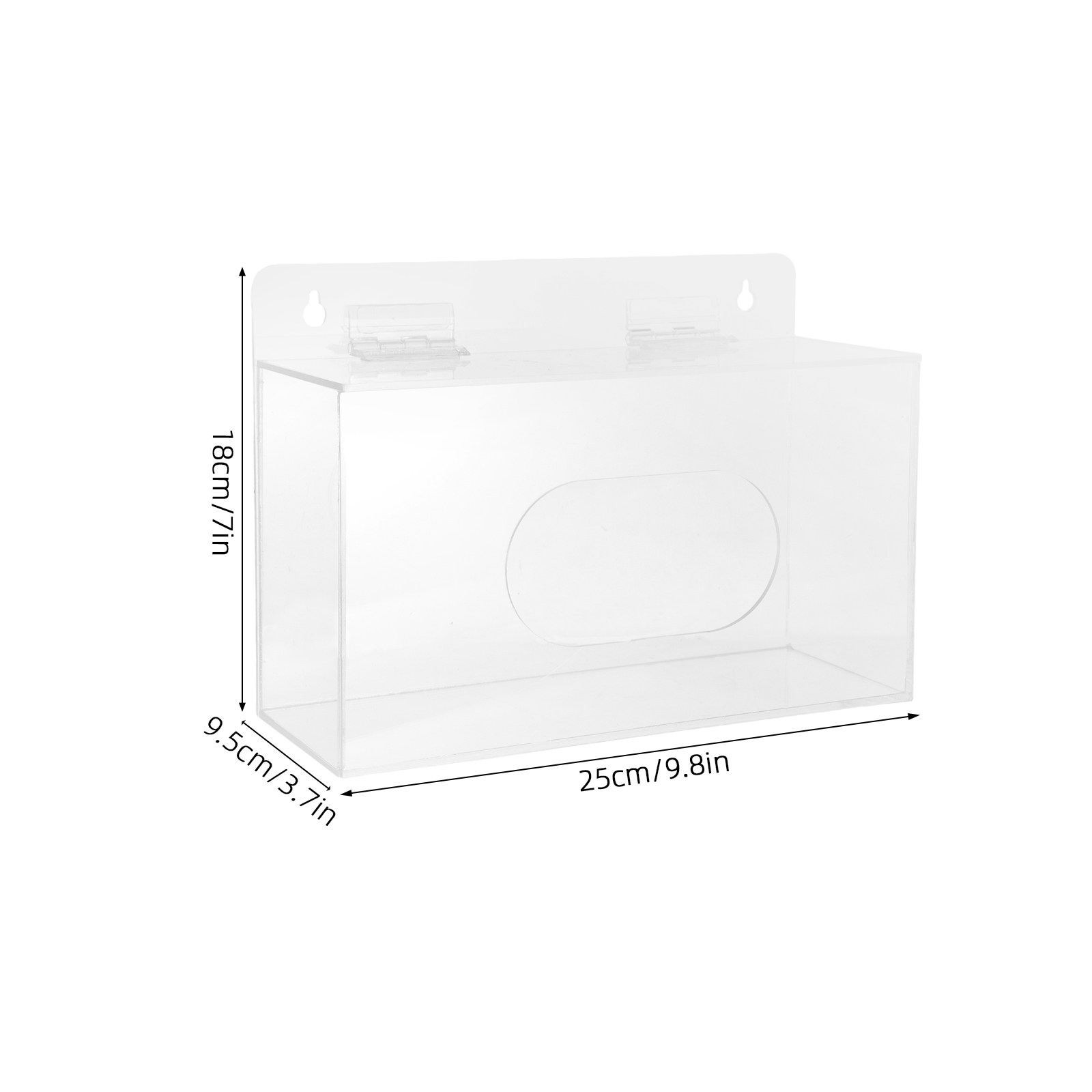 Akrylowy uchwyt na maski na tw – Face Mask Storage Box recenzja i cena